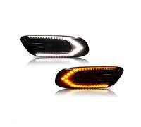 DKPMWD Rétroviseur Clignotant Ambre/blanc Garde-boue Côté Feu De Position Clignotant/stationnement DRL/marqueur Latéral Pour MINI Pour Cooper F55 F56 F57 Hardtop/5 Portes
