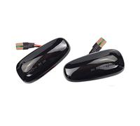 DKPMWD Rétroviseur Clignotant Clignotant Séquentiel De Lampe Répétition Latérale Pour Opel Pour Zafira A 99-05 Pour Astra G Marqueur Latéral Dynamique À 2x(Smoked Type)