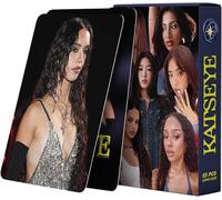 DKRAHRJJ MXP KATSEYE BEAUTIFUL CHAOS Lomo Cards KPOP Photocards for les fans de KATSEYE(55 Pcs)