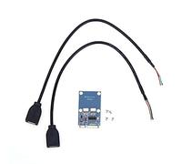 DKSooozs 1 adaptateur Mini PCI-E PCI Express vers double USB pour mini carte pleine ou demi-hauteur