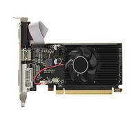 DKSooozs 1 carte graphique R5 230 2 Go GDDR3 625 MHz 1066 MHZ 64 bits 40 Nm 6 broches 1920 x 1080 - Compatible DVI-D VGA - Noir