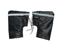DKSooozs 1 ensemble de gants d'hiver pour guidon de moto, coupe-vent et résistant à la neige, housse de protection pour poignée de scooter, noir