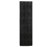 DKSooozs 1 pièce 24 portes arrière en maille non tissée sac de rangement à suspendre chausson sac de rangement organisateur de porte noir