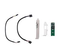 DKSooozs Adaptateur réseau Gigabit Base-T 2,5 G puce I225 2500 Mbps M.2 B/M Clé vers carte Ethernet PCIe 2,5 Go Carte contrôleur LAN RJ45