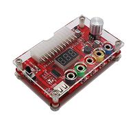 DKSooozs Carte de dérivation ATX 24 broches avec bouton réglable ADJ et régulateur de boîtier en acrylique