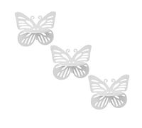 DKSooozs Décoration murale papillon pour chambre à coucher, salon, étagère murale avec étagères sans perforation