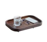 DKSooozs Étagère de rangement latérale pour canapé, table de chevet, étagère de séparation sans perforation, support de rangement à suspendre, marron, facile à installer et à utiliser