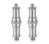 DKSooozs Lot de 2 adaptateurs filetés standard de 0,63 cm à 9,5 mm en métal mâle pour support, adaptateur de griffe/griffe