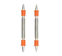 DKSooozs Lot de 2 outils à ressort 1/32 po, 1/16 po, 3/32 po, 1/8 po, poinçon à ongles, ensemble de retrait de rivets à ressort pour bois