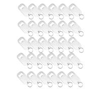 DKSooozs Lot de 30 décapsuleurs en acier inoxydable - Porte-clés - Ouvre-bouteille de bière portable pour cuisine et fête - L