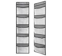 DKSooozs Organisateur de porte avec 5 poches pliable pour articles divers, sac de rangement à suspendre pour animaux en peluche