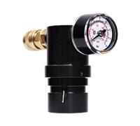 DKSooozs Régulateur basse pression type T Mini CO2 Régulateur de pression de sortie 230 psi avec jauge de coupleur