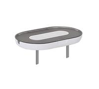 DKSooozs Support pour routeur TV - Support de montage pour TV - Support d'étagère sans perforation - Support de boîte de rangement pour projecteur (gris)