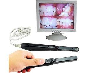 DKULMN Caméra buccale Dentaire, Endoscope Intra-Oral sans Fil, USB HDCaméra Dentaire Intra-orale sans Fil, 6 mégapixels pour l'inspection buccale