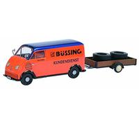 DKW Schnellaster Bussing W/Trailer & 2 Camion Pneus 1949 1:43 Model Schuco