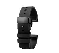 DKWOIS Bracelet de montre 20 mm/23 mm for homme et femme, compatible avec Cartier Santos 100 W20073X8 W20106X8 W2020008, bracelet en caoutchouc et silicone(Black black Folding,23mm)