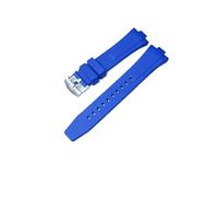 DKWOIS Bracelet de montre en caoutchouc fluoré compatible avec les bracelets de montre Citizen TSUYOSA Collection NJ0150 NJ0151ME FKM for hommes et femmes, bracelet coloré(Blue)