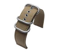 DKWOIS Bracelet de montre en nylon étanche à dégagement rapide for homme, compatible avec les montres Mido, Seiko, Citizen, Tissot, Hamilton, vert kaki(Army Green steel,20mm)