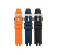 DKWOIS Bracelet de montre en silicone for homme, compatible avec Casio Mountaineering PROTREK PRW-3000 PRW-3100 PRW-6000 PRW-6100Y PRG-300 330(J2015 black silver)