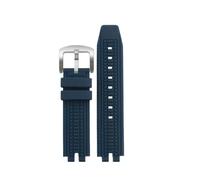 DKWOIS Bracelet de montre en silicone for homme, compatible avec Casio Mountaineering PROTREK PRW-3000 PRW-3100 PRW-6000 PRW-6100Y PRG-300 330(Blue steel)