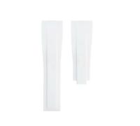 DKWOIS Bracelet en caoutchouc silicone 20 m/22 mm compatible avec les montres Tudor Green Bay Little Panda Black Shield Little Red Flower for homme, avec boucle déployante(White-silver,20mm)