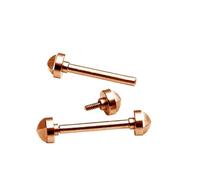 DKWOIS Compatible avec le bracelet de montre g-ucci Notch ya141401 ya141501 Bracelet de montre en cuir for femme GC Chaîne en cuir 12 mm 14 mm Bracelet souple(Rod-Rose gold pair,14mm)