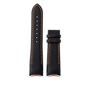 DKWOIS Compatible avec Tissot 1853 COUTURIER T035 T035407A T035617 627 T035439 Bracelet incurvé for homme 22 mm 23 mm 24 mm Bracelet en cuir véritable(Black a-no clasp,23mm)