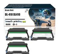 DL-410 DL410 Drum Unit Compatible with Pantum M6700d M6700dw M6800fdw M6802fdw M7100dn Printers, Replacement Parts Contains Chip and Clear Printing/283(3 Pack Black)