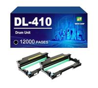 DL-410 Unité De Tambour Compatible avec Les Imprimantes pour PANTUM M6700D M6700DW M6800FDW M6802FDW M7100DN Et M7100DW Offrant Un Rendement Allant Jusqu'à 12 000 Pages.,DL410-2 Pack