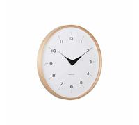 [DL] Horloge murale Osado Dome Wood White