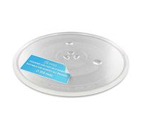 DL-pro - Assiette tournante universelle pour micro-ondes - Plaque tournante en verre - Plateau en verre - Rond - Plaque de rechange pour micro-ondes - 31,5 cm - Avec 3 picots