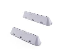 DL-PRO Aube de tambour compatible avec Bauknecht Indesit Whirlpool | 2 aubes de tambour en plastique, 12 trous, 225 x 53 x 40 mm - entraîneurs pour lave-linge et lavante-séchante