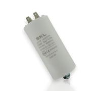 DL-pro Condensateur universel 35 µF 450 V Ø 45 x 95 mm avec connecteurs AMP 6,3 mm et vis de fixation M8 CBB60 pour appareils électroménagers électriques