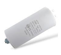 DL-pro Condensateur universel 50 µF 450 V Ø 50 x 105 mm avec connecteurs AMP 6,3 mm et vis de fixation M8 CBB60 pour appareils électroménagers électriques