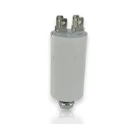 DL-pro Condensateur universel 6,3 µF 450 V Ø 30 x 57 mm avec connecteurs AMP 6,3 mm et vis de fixation M8 CBB60 pour appareils électroménagers électriques