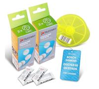 DL-pro Disque de nettoyage + 2 détartrants pour Bosch Siemens 576836 00576836 311909 00311909 Kit de nettoyage et de détartrage pour machine à café Tassimo