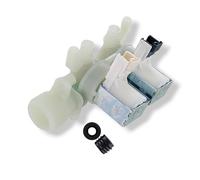 DL-pro Électrovanne double 180° 10,5 mm pour Indesit C00110333 C00093843 Whirlpool Bauknecht 482000022813 pour machine à laver