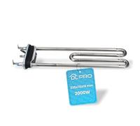 DL-pro Élément chauffant 2000 W 230 V pour Bosch Siemens modèles iQ100 iQ300 Maxx Classixx Logixx varioPerfect Extraklasse iSensoric pour machine à laver 12029196 12024403 265961