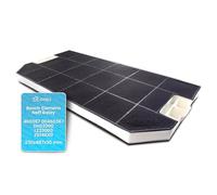 DL-pro Filtre à charbon actif 487 x 230 mm pour hotte aspirante Bosch Siemens Neff Balay 460367 00460367 DHZ3300 LZ33000 Z5146X0