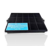 DL-pro Filtre à charbon actif rectangulaire Type 160 290x230mm pour hotte de cuisine hotte aspirante compatible avec Bosch Siemens 00354434 Bauknecht DKF41 AEG Electrolux 50290646004 9029793735