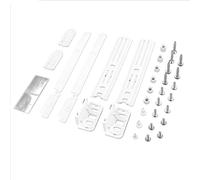 DL-pro Kit de changement de porte Whirlpool Bauknecht Ignis - Kit de guidage - Pièces de charnière pour réfrigérateur - Combiné