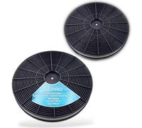 DL-pro Lot de 2 filtres à charbon actif pour hotte aspirante AEG Electrolux 9029793776 50294677005 EFF54 Whirlpool 481281718521