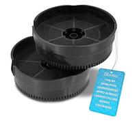 DL-pro Lot de 2 filtres à charbon actif pour hotte aspirante Whirlpool 484000008782 type 58, Ikea Nyttig FIL 220