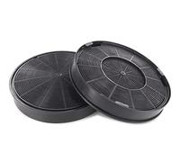 DL-pro Lot de 2 filtres à charbon compatible avec Electrolux 9029793578, Faber EFF62, Whirlpool 484000008674, Bosch 00748732 pour hotte aspirante