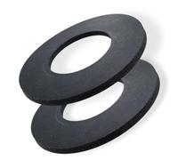 DL-pro Lot de 2 joints de cloche de levage en caoutchouc 32 mm x 63 mm Compatible avec Geberit 816.418.00.1 pour réservoir de chasse d'eau