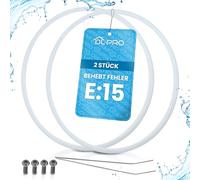 DL-pro Lot de 2 joints de pot de pompe pour lave-vaisselle Bosch, Siemens, Neff Constructa, diamètre 182 mm, kit de joint de pot de pompe 12005317 12005744 en cas d'erreur E15