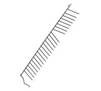 DL-pro Panier inférieur pour Bosch Siemens 668360 00668360 23 épines Plateau d'assiettes pliable pour assiettes, panier inférieur