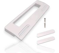 DL-pro Poignée de porte blanche universelle (espacement entre les trous : entraxe de 11,3 à 16,6 cm) pour gros électroménager réfrigérateur frigo congélateur freezer