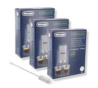 DL-pro Set de 3 x 2 produits détartrants antical (6 x 100 ml) Ecodecalk minis compatibles avec Delonghi 5513292821 DLSC003 + 1 goupillon pour machine à café Perfecta Magnifica S Dinamica Plus ECAM