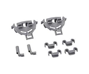 DL-pro Support compatible avec les roulements Bosch Siemens Neff Constructa Balay comme 428344 00428344 Set pour panier inférieur de lave-vaisselle